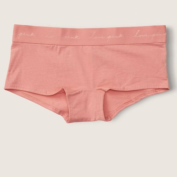 VS PINK XXL Logo Shortie French Rose NWT - Picture 1 of 6